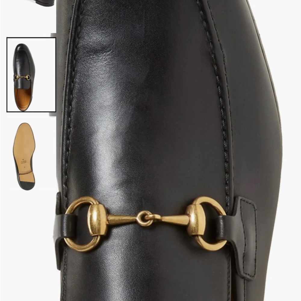 Gucci Jordaan Horsebit Loafers